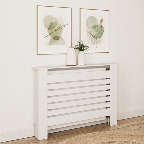 Cleo White Medium Radiator Cover 830 x 1110mm